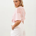 T-shirt Feel licht roos