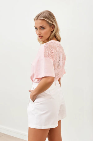 T-shirt Feel licht roos