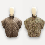 Vest Jules choco/leopard