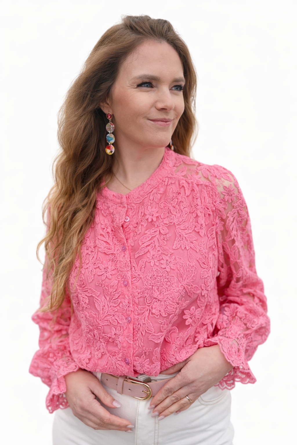 Hemd Maya roze