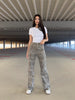 Jeansbroek Redial leopard wide leg 3290
