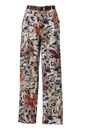 K-Design - Broek met design & bijpassende riem (B305)