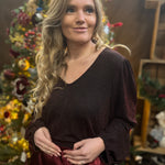 Bloesje Akira rood/bordeaux