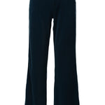 K-Design - Fluweel broek met satijn details (B601)
