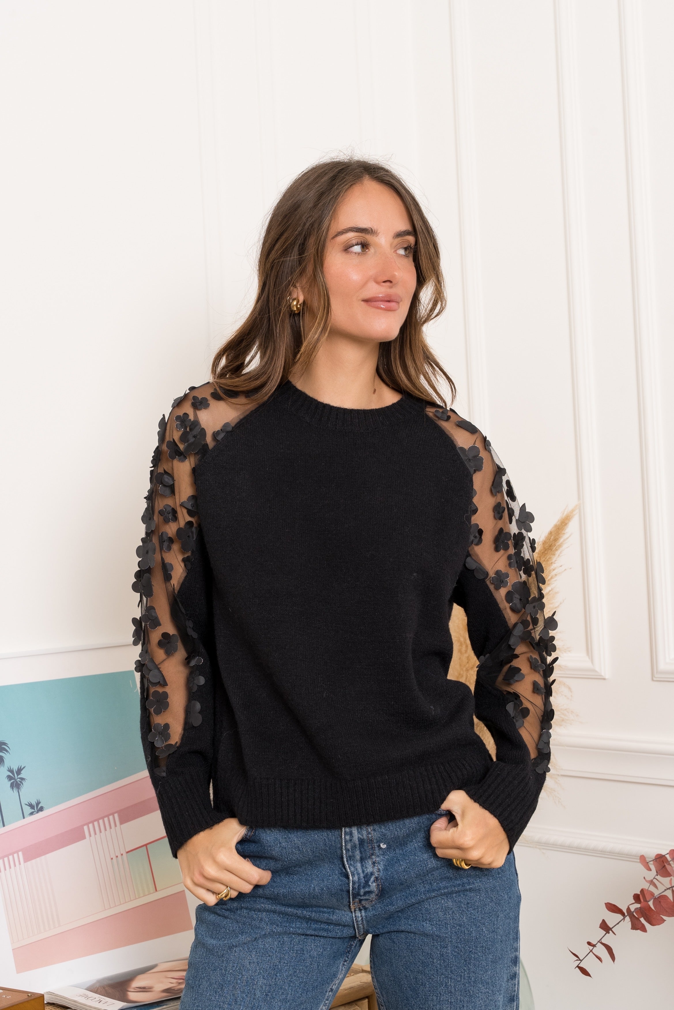 Pull Kimberly zwart