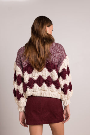 Pull Musy Bordeaux