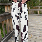 Broek Amélie Cerignola gesso/choco