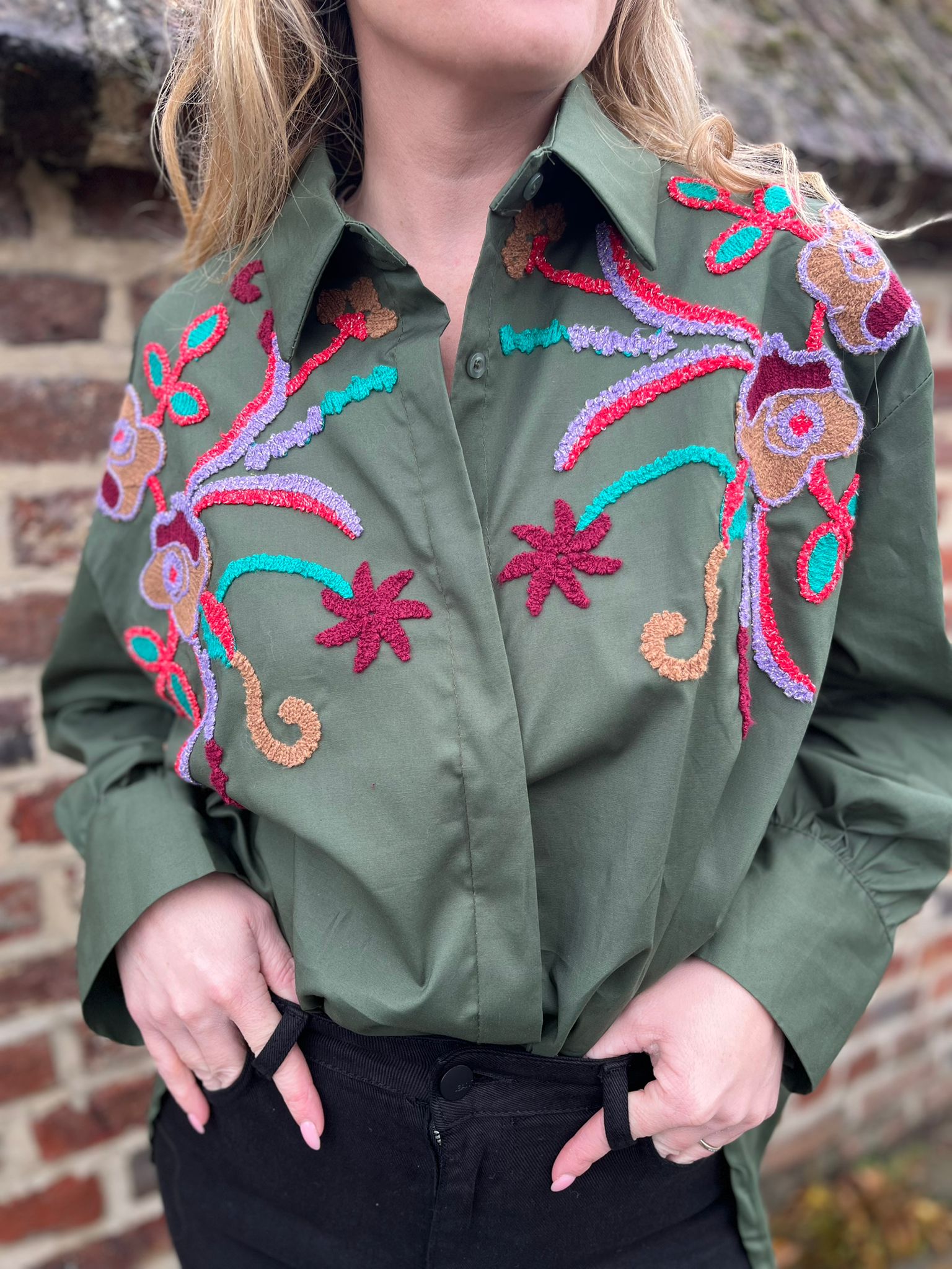 Hemd Intuition khaki