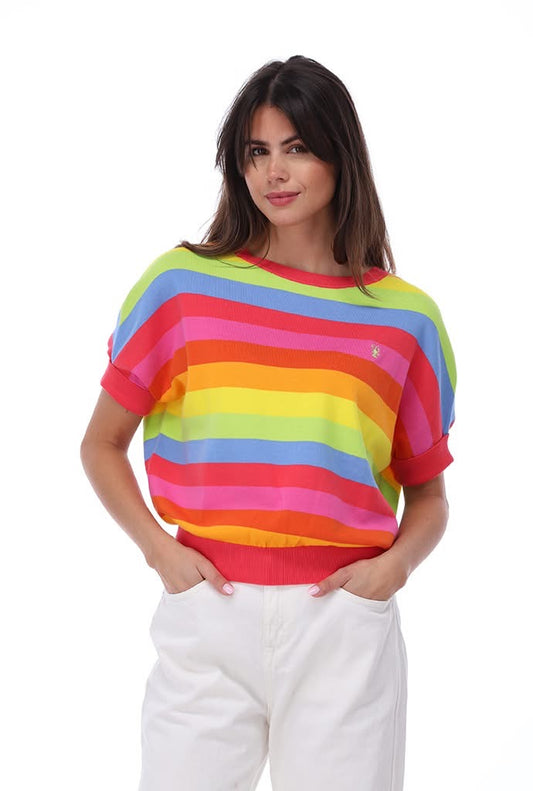 You're my lobster - Regenboog pull met dolman sleeve (C803L)