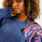 Pull Love blauw