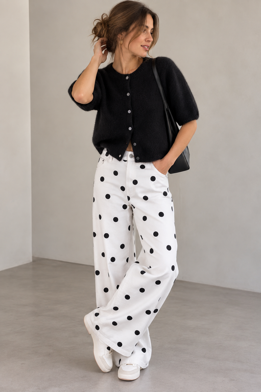 Jeansbroek Redial polka