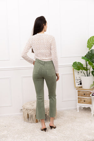 Jeansbroek Foly kaki