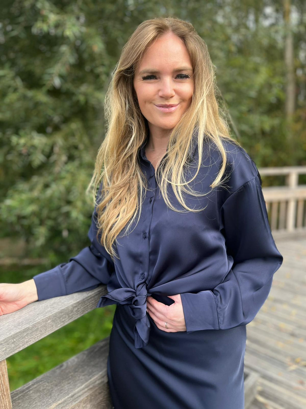 Hemd Milo navy