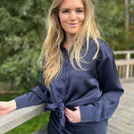 Hemd Milo navy
