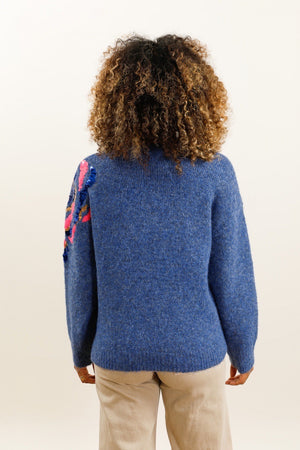 Pull Love blauw