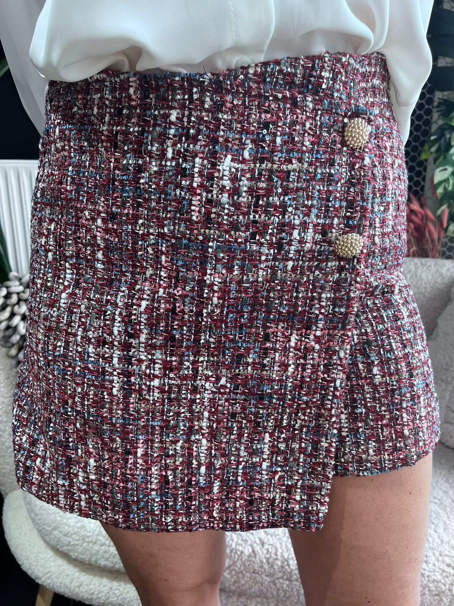 Short/rok Anika Bordeaux