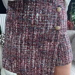 Short/rok Anika Bordeaux