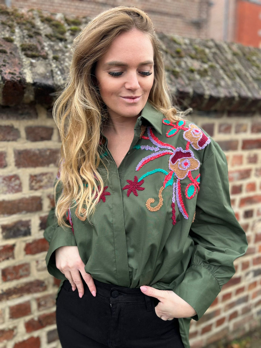 Hemd Intuition khaki