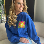 Pull Michelle Royal blauw