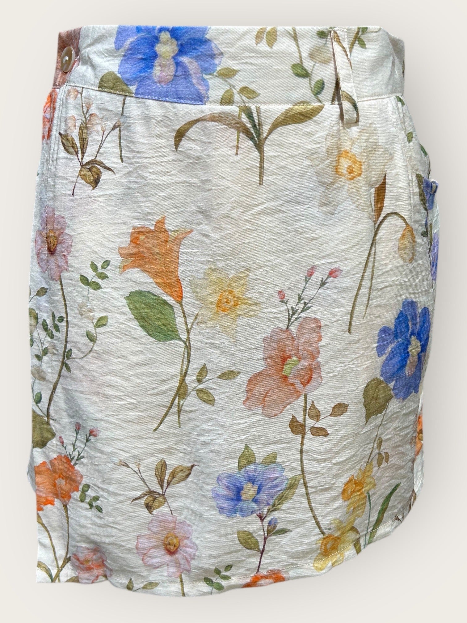 Short /rok Avril met bloemen