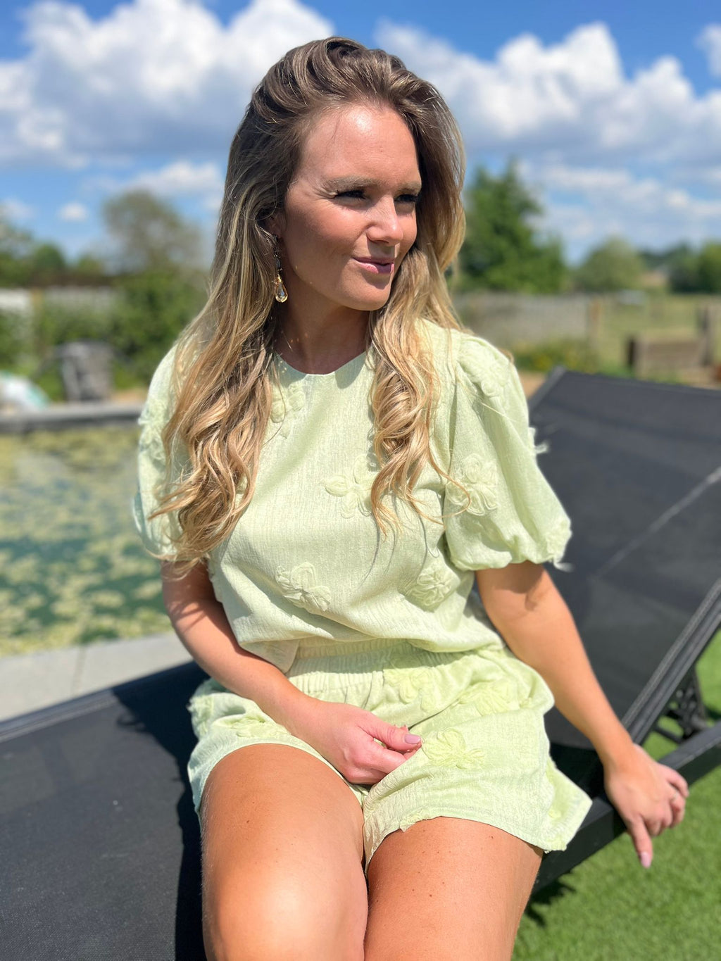 Bloesje Elli groen