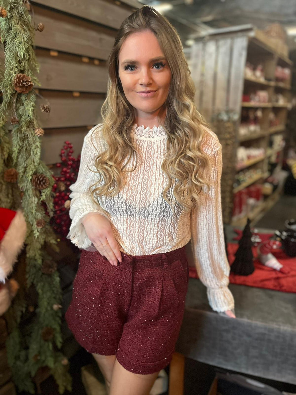 Short Marie Bordeaux