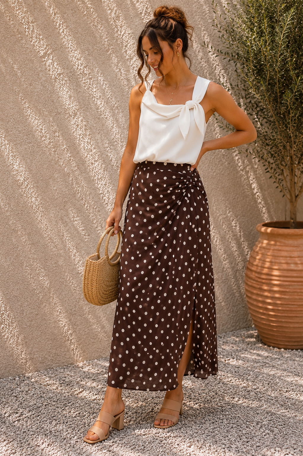Rok bruin seely polka