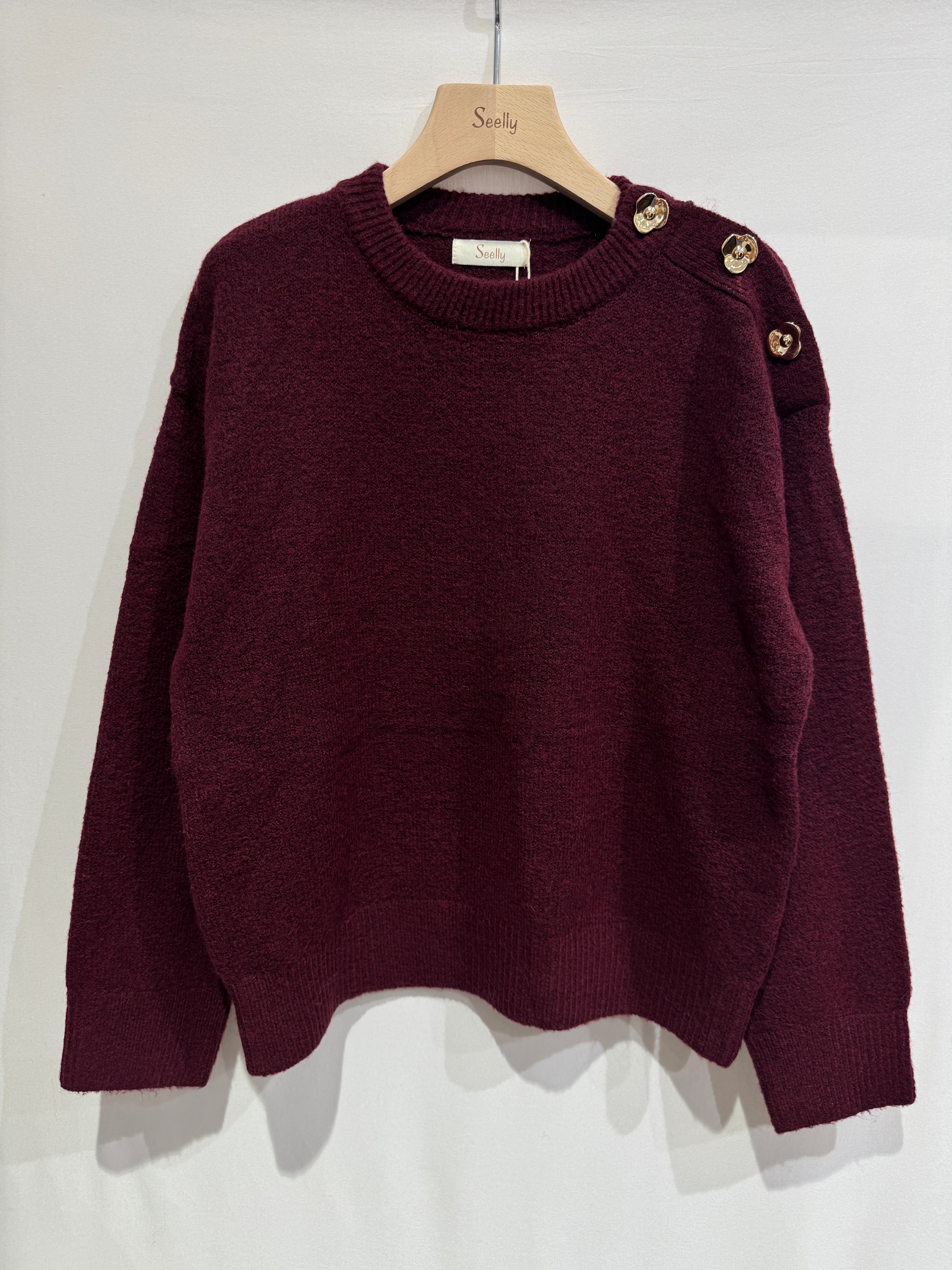 Pull Seely Bordeaux