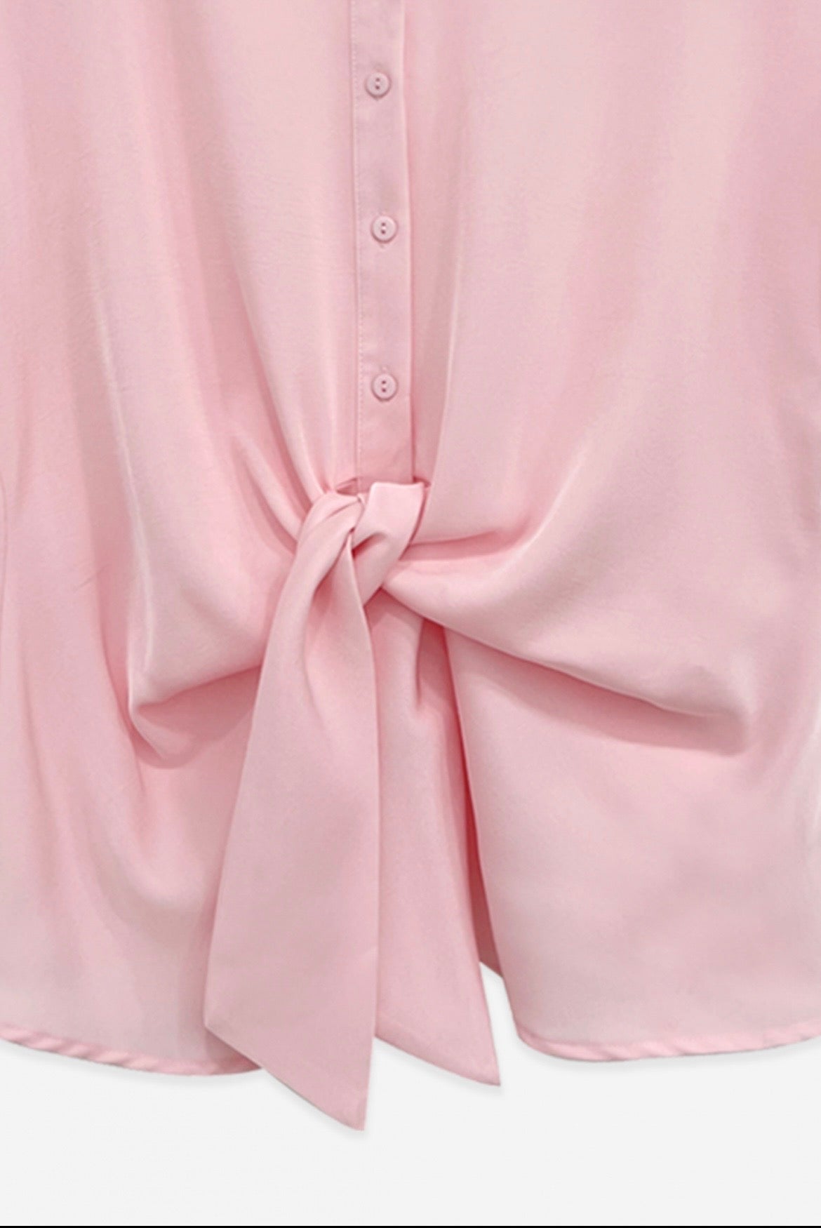 Hemd Elli roze met knoop