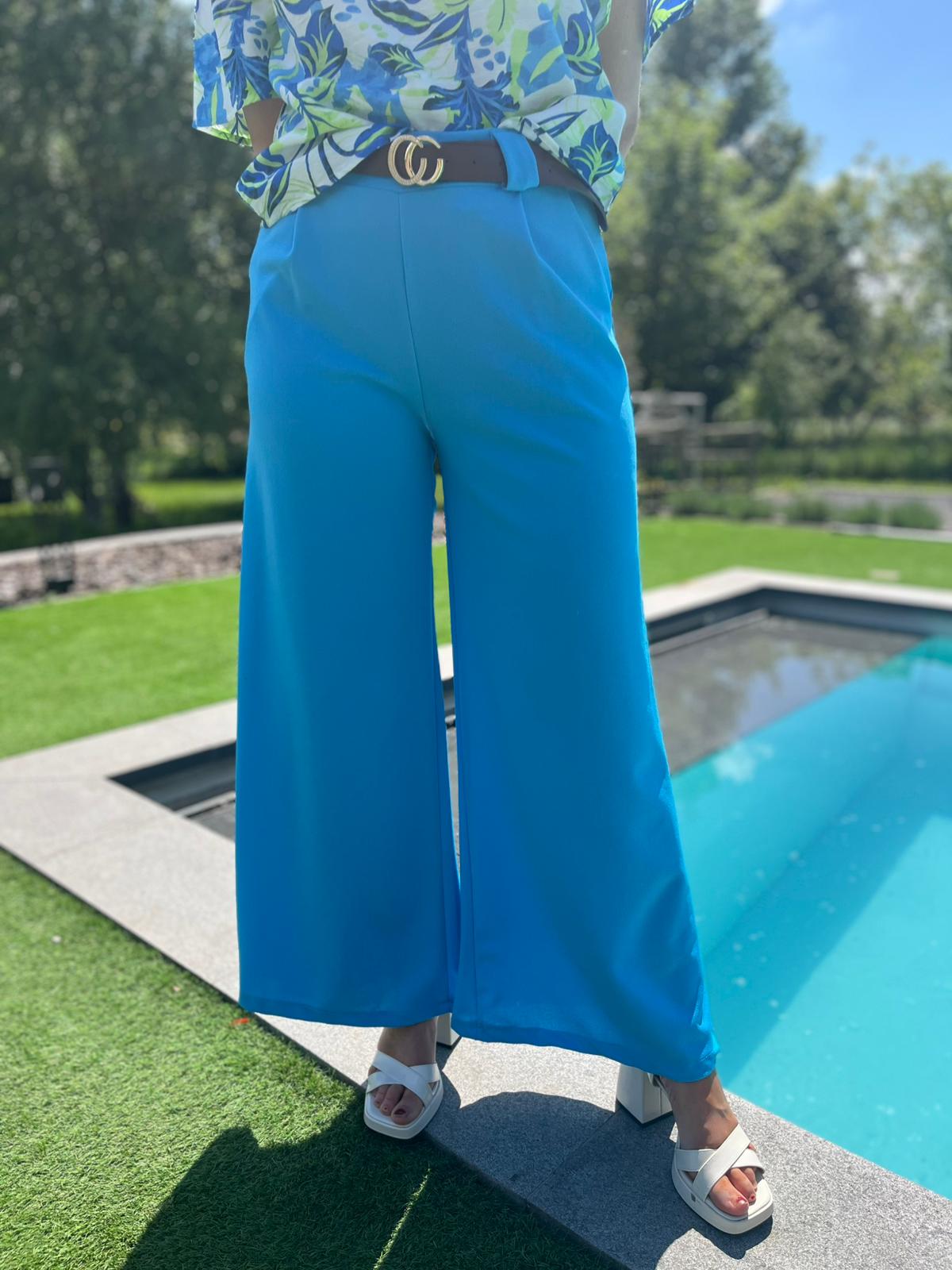 Broek Terra blauw