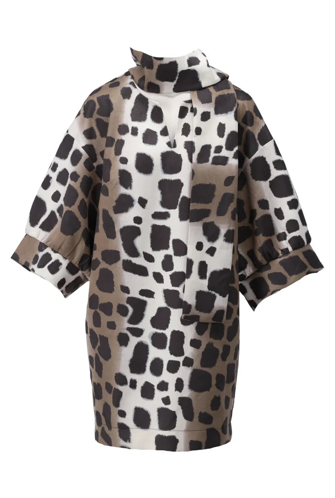 K-DESIGN — JURK MET SJAALTJE & PRINT