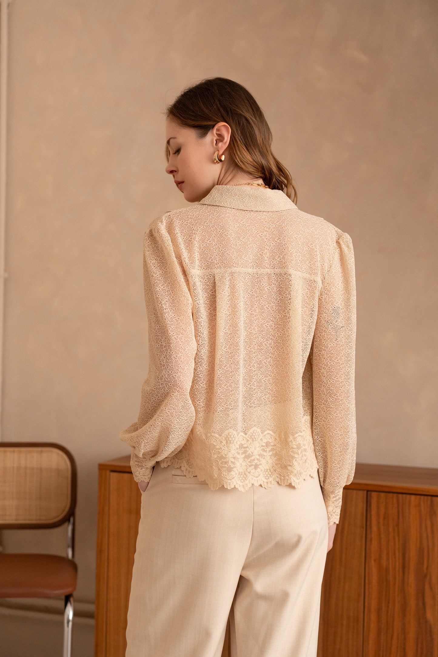 Hemd Marie beige