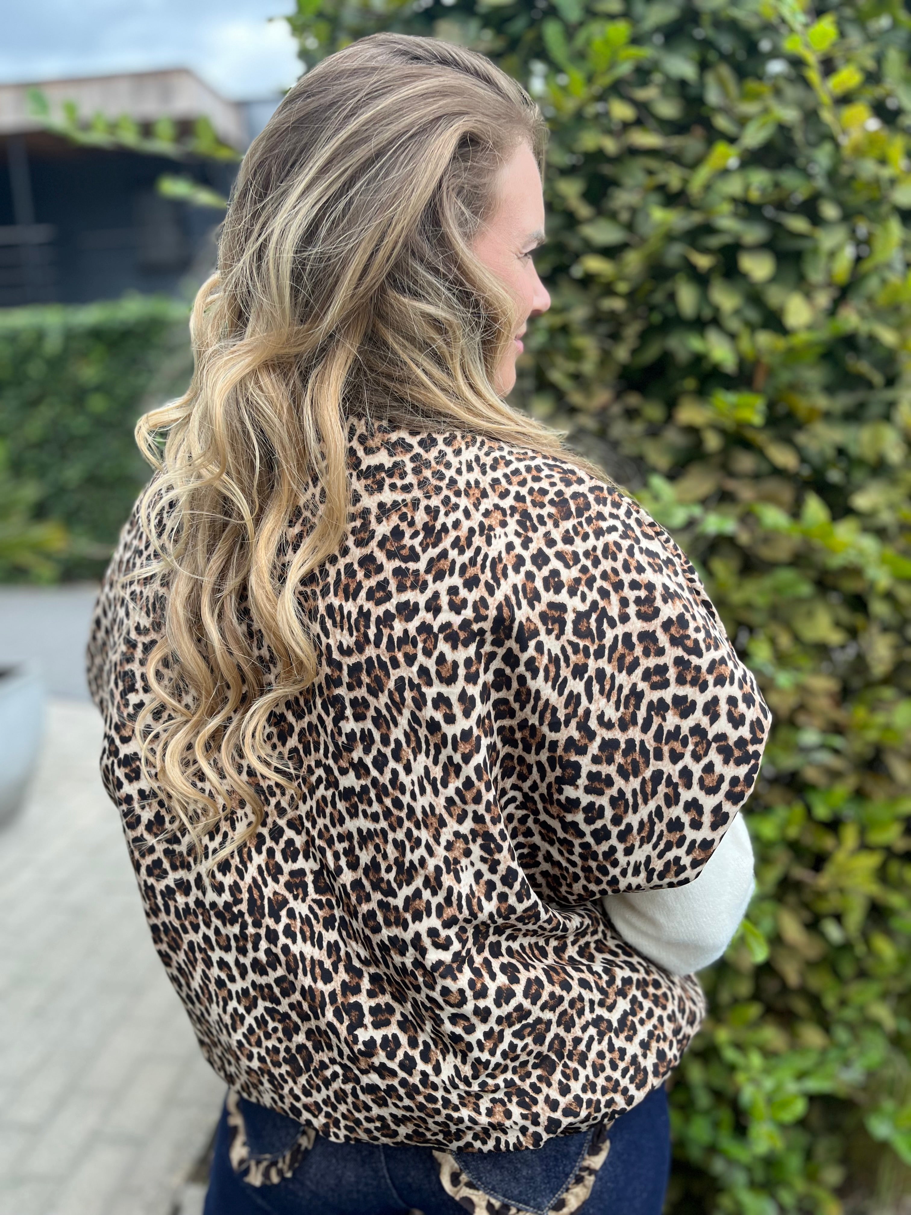 Vest Jules choco/leopard