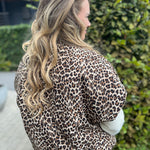 Vest Jules choco/leopard