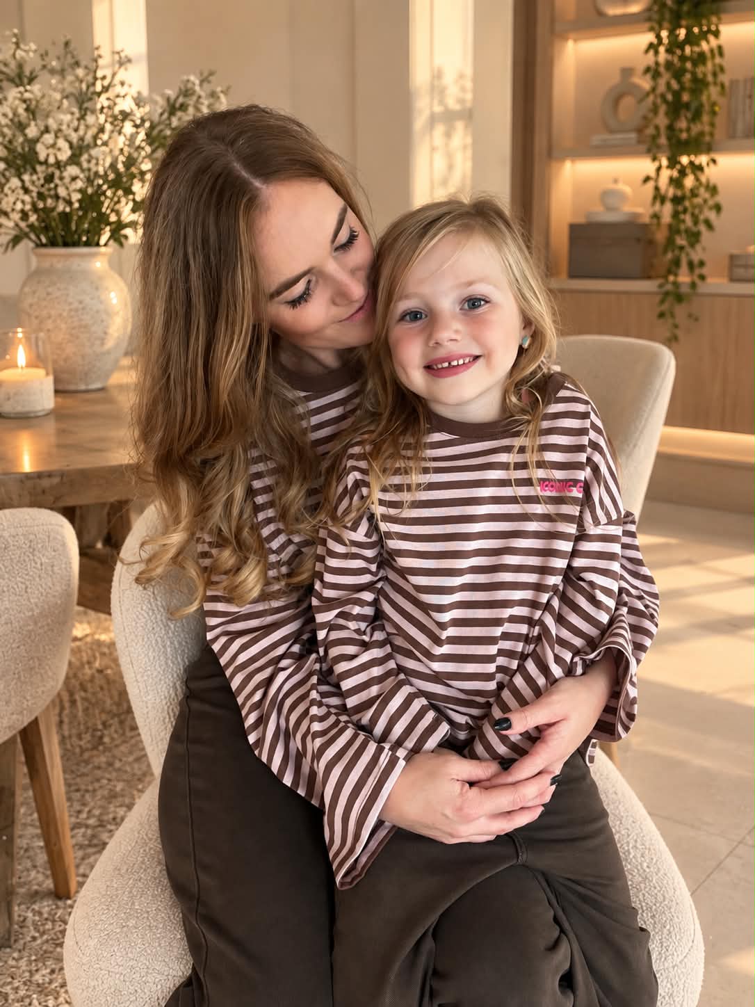 Pulletje mama choco-roze