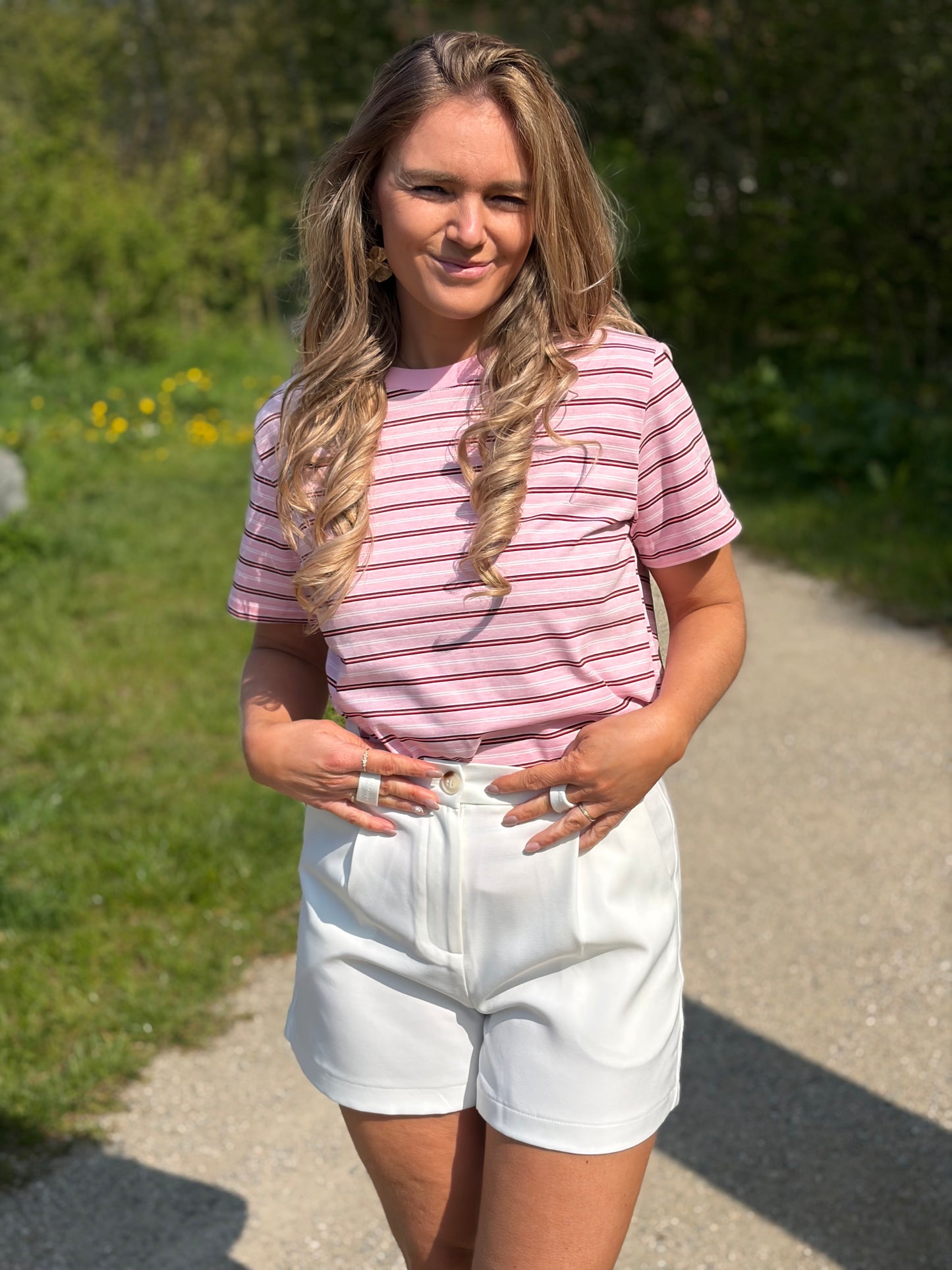 T-shirt Kimberly rood
