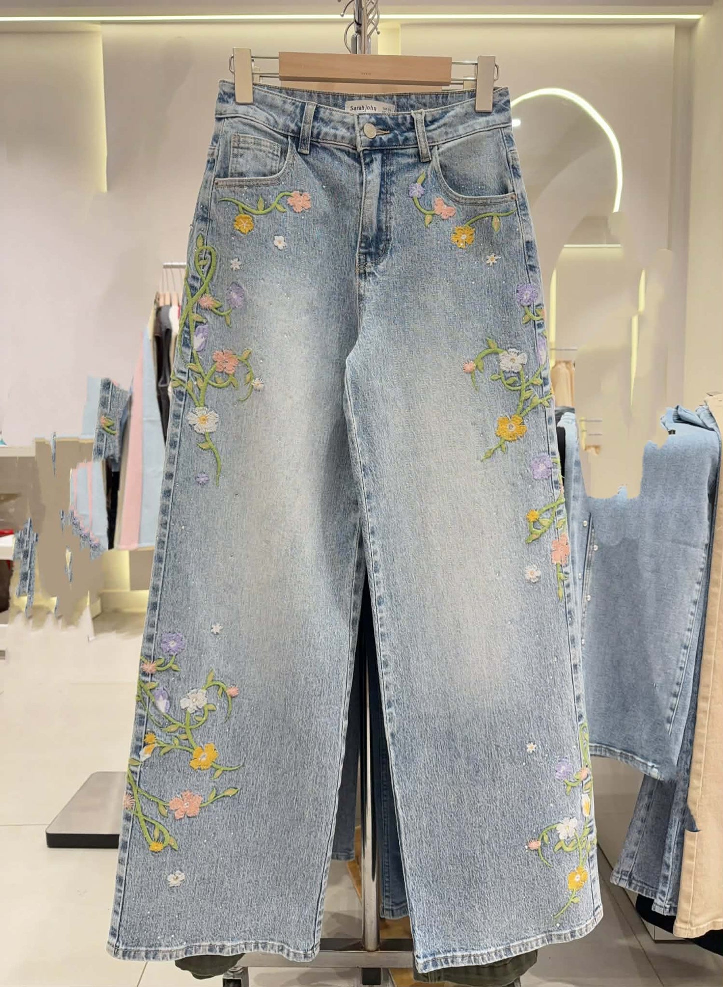 Jeansbroek Sarah wide leg