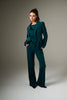 K-Design - Fluweel broek met satijn details (B601)