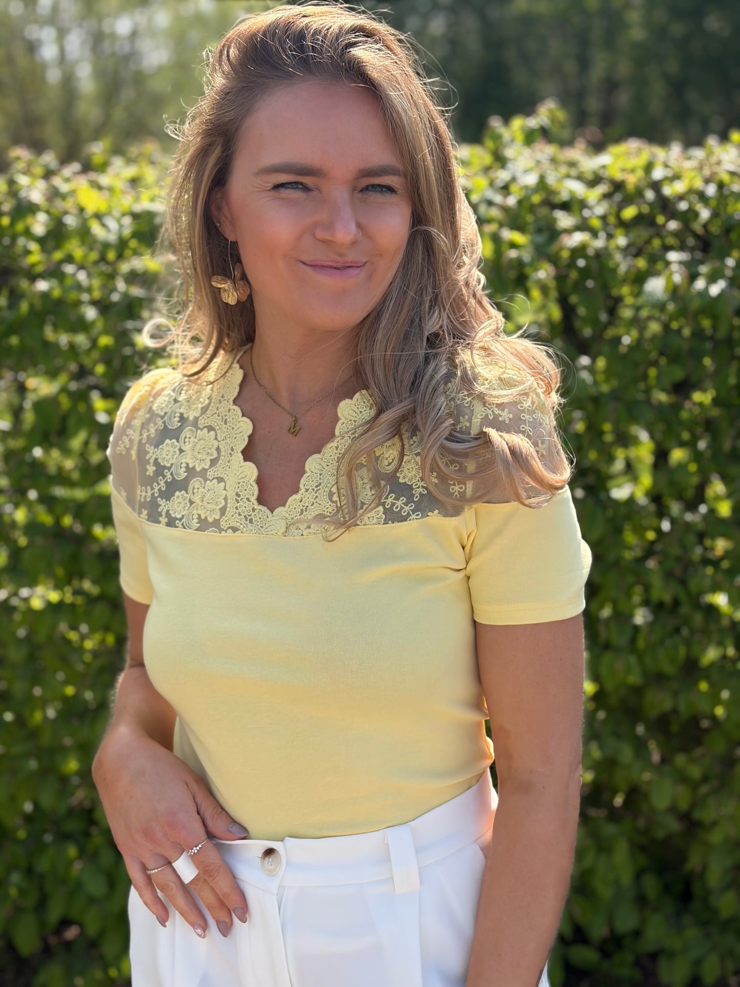 Bloesje Marie geel