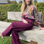 Broek Elli Plum