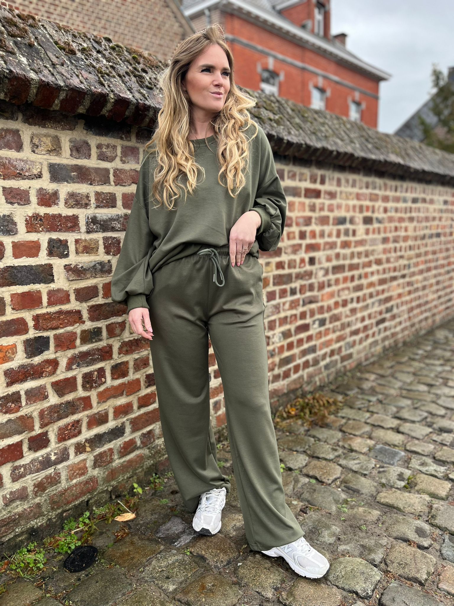 Broek Michelle khaki