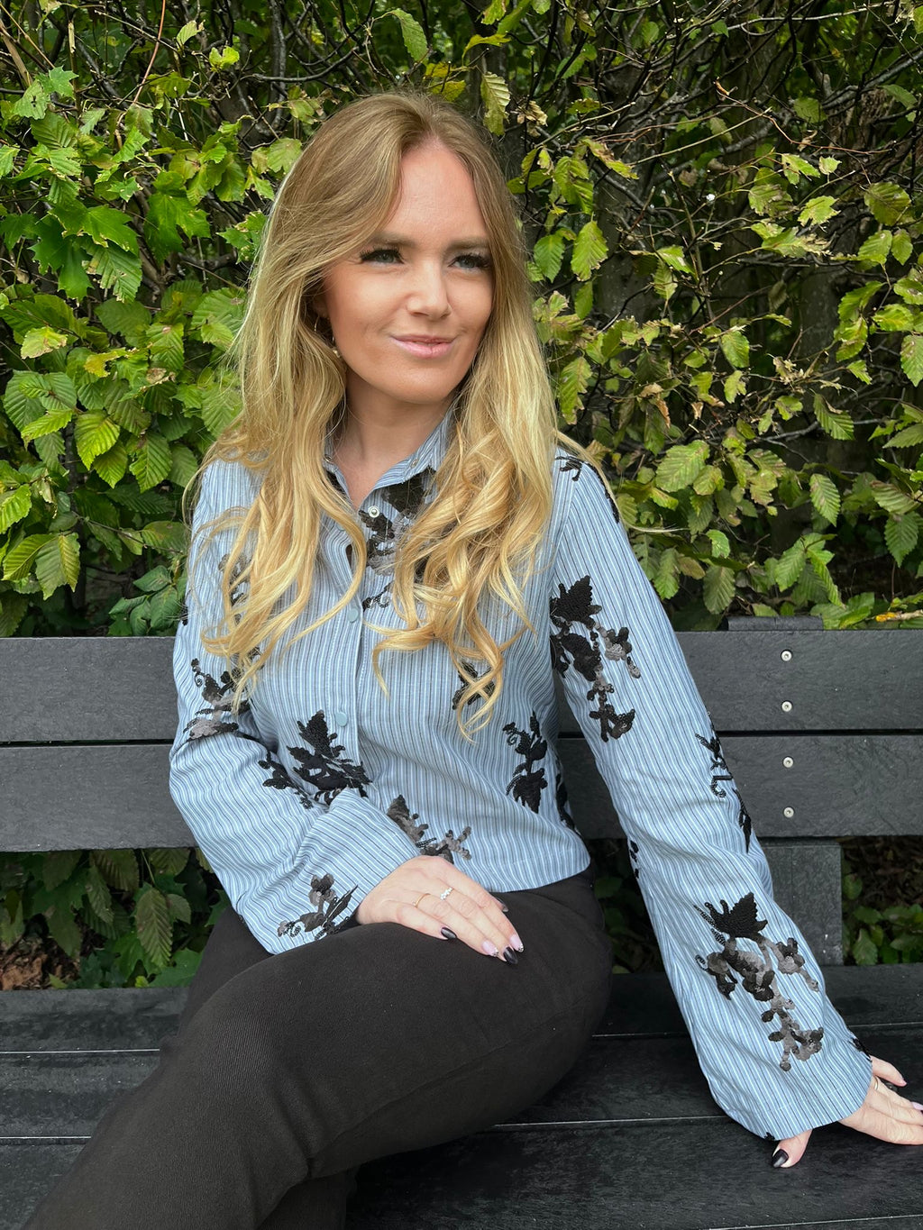 Hemd Anika blauw