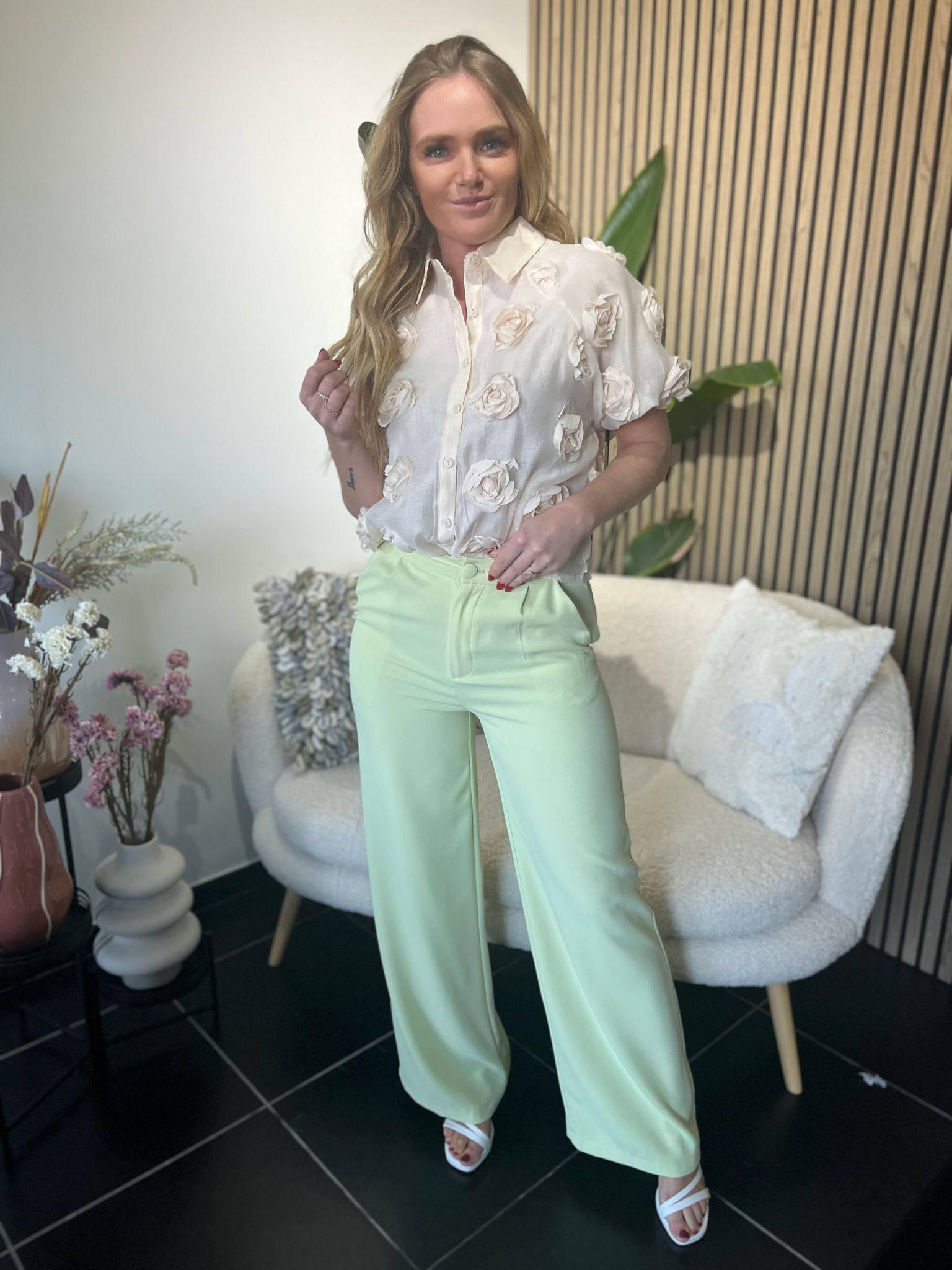 Broek Elli groen
