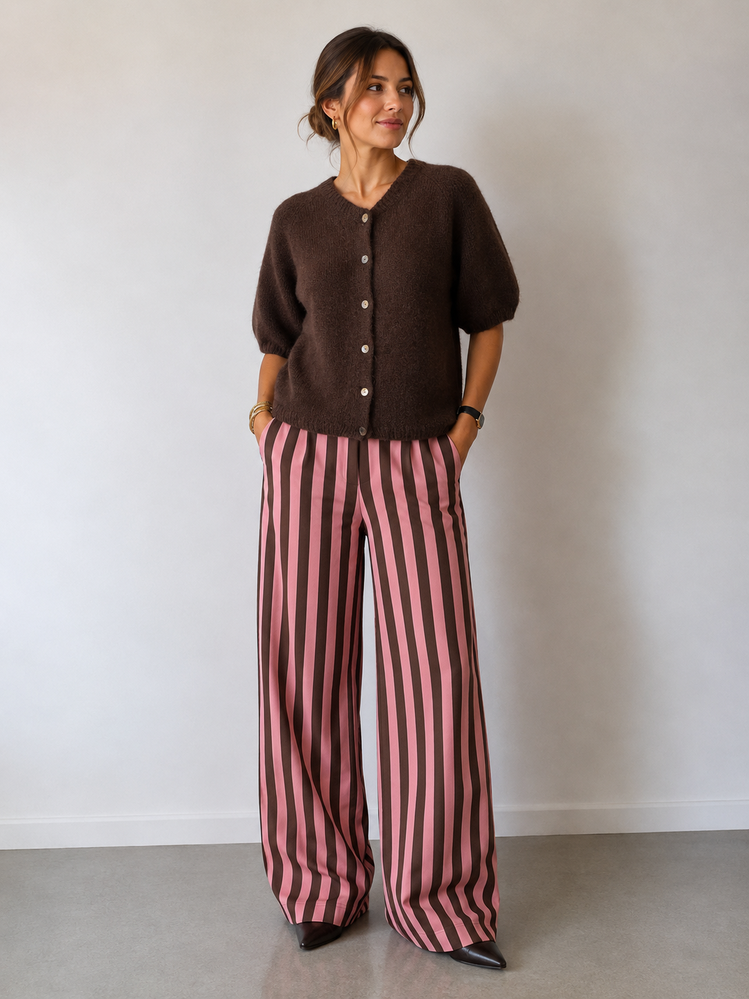 Gilet/pull Noéline choco