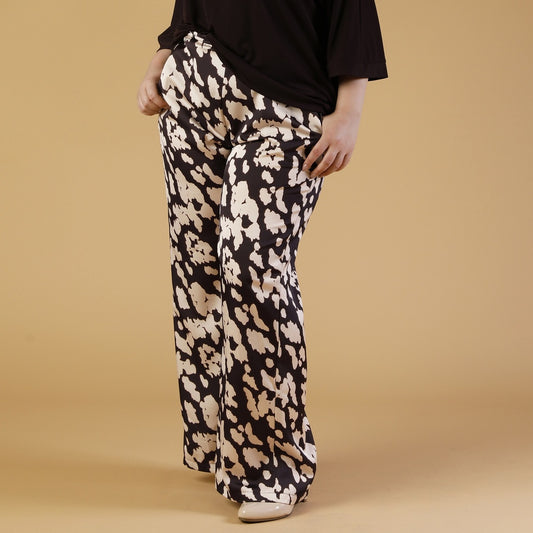 Broek Amagia Arosa gesso/choco