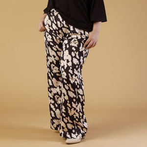 Broek Amagia Arosa gesso/choco
