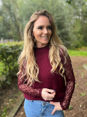 Pull/debardeur Naya Bordeaux