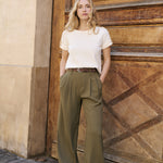 Broek Feel groen