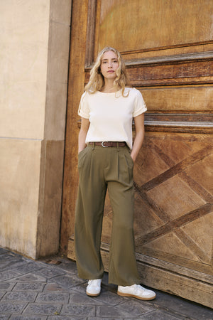 Broek Feel groen