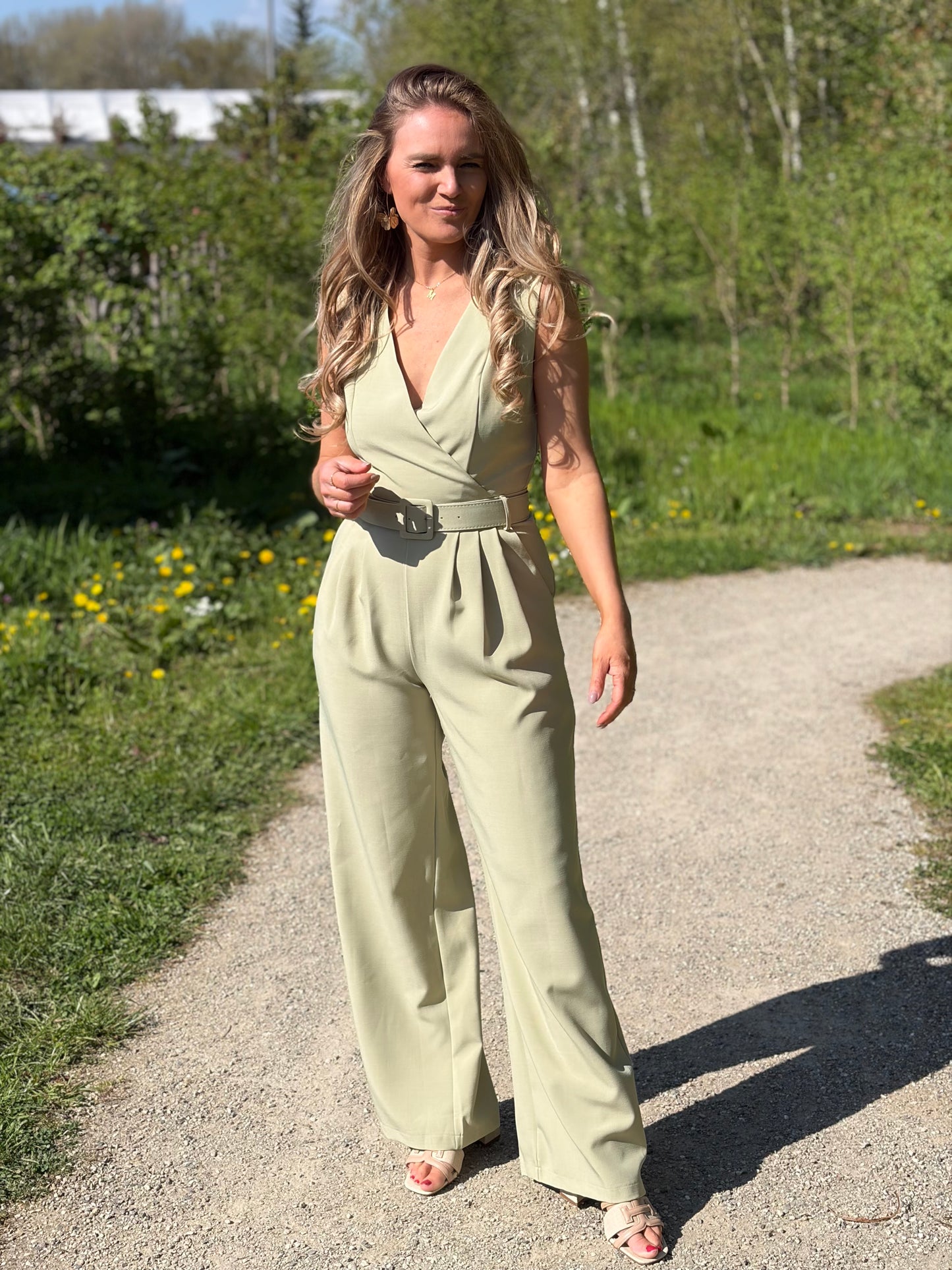 Jumpsuit Elli groen